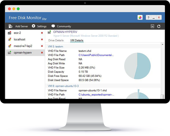 Free Disk Monitor Tool