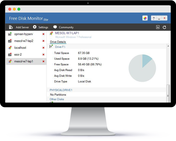 Disk Space Utilization - ManageEngine Free Tools