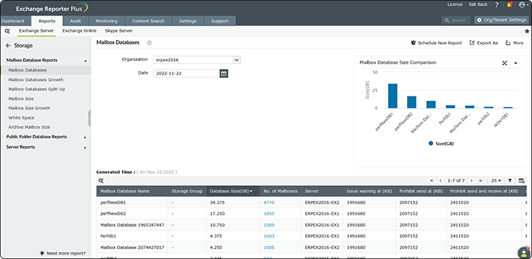 Reporting solution