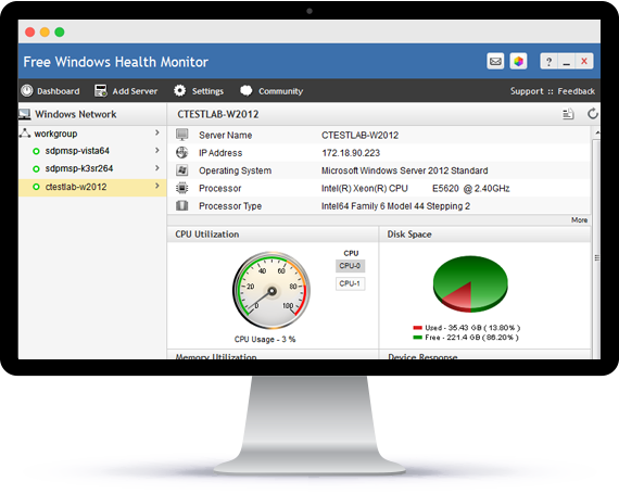 Windows Performance Reports - ManageEngine Free Tools