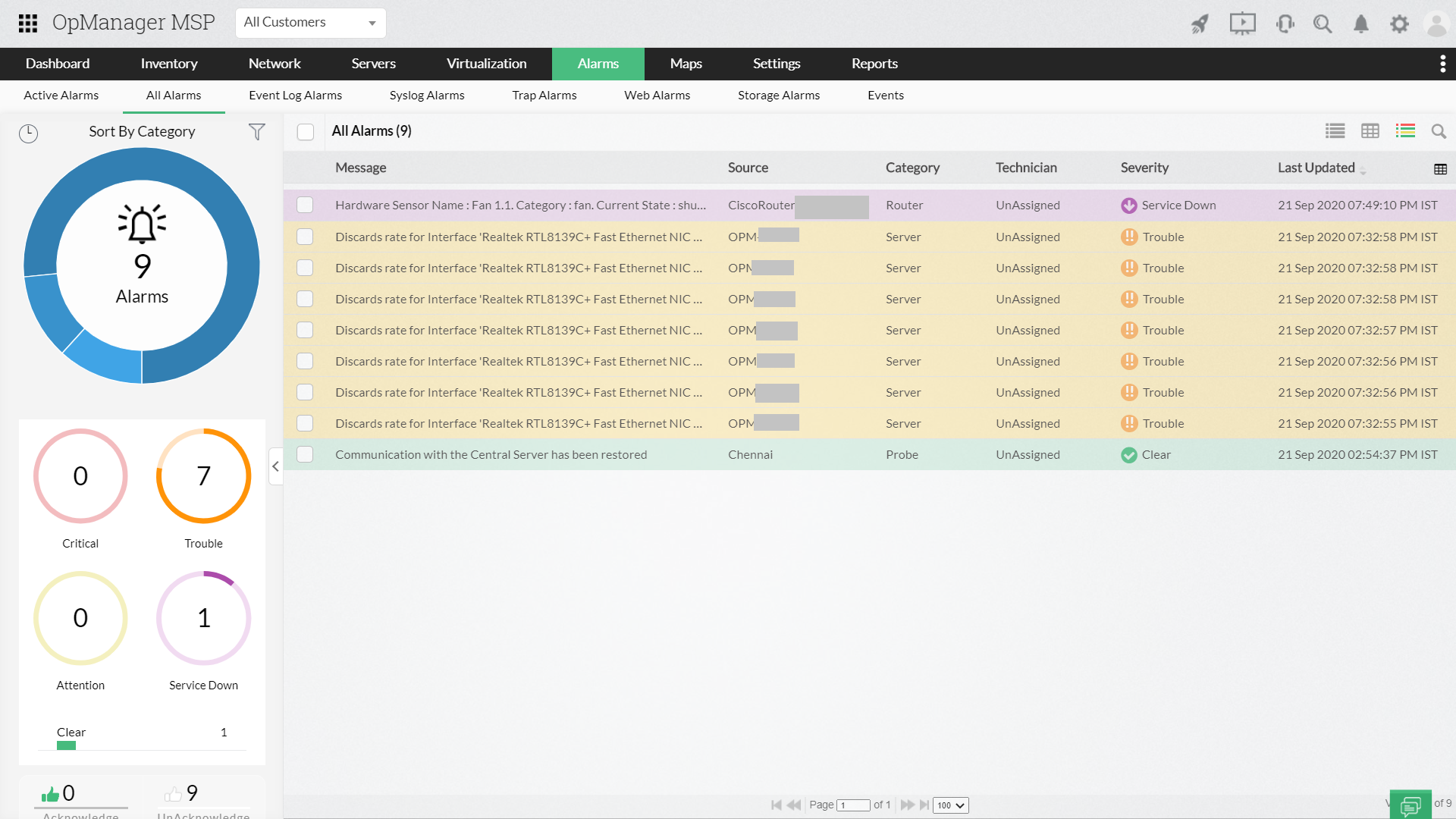 Network Monitoring Solution Snapshots- ManageEngine OpManager