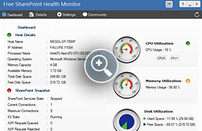 SharePoint Monitoring - ManageEngine Free Tools