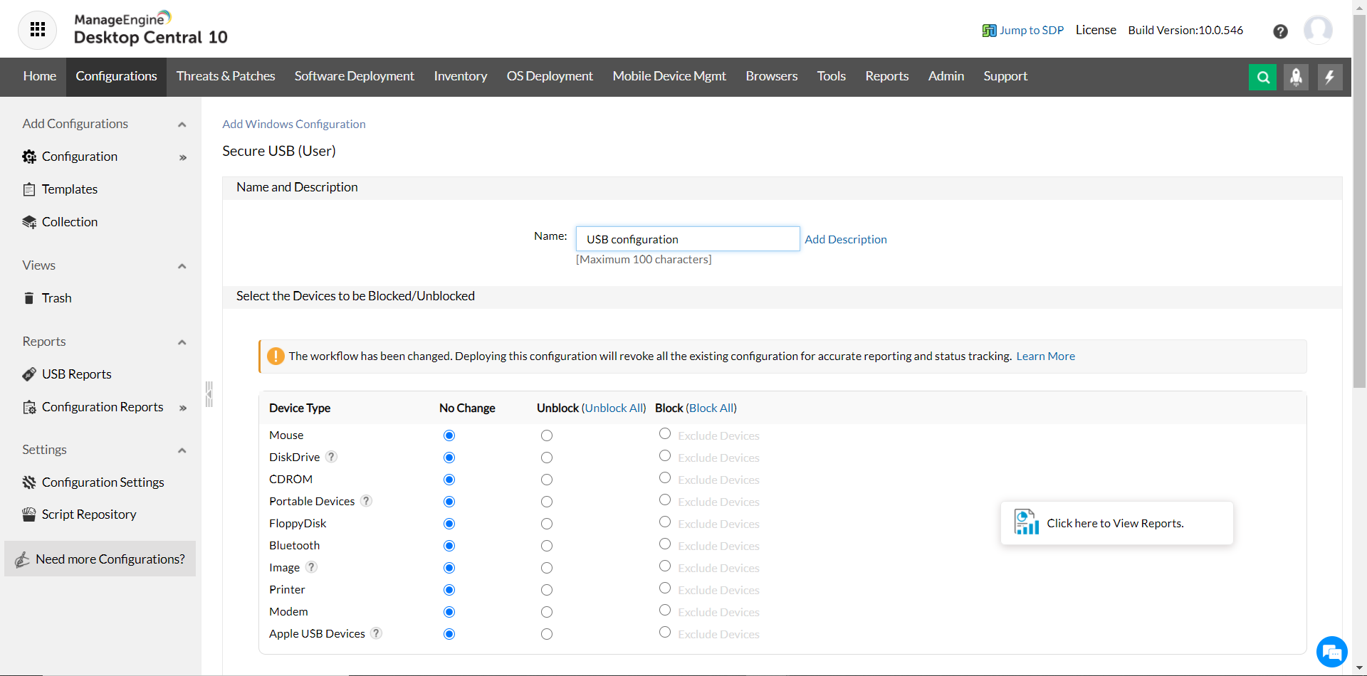 USB Device Management - ManageEngine Endpoint Central